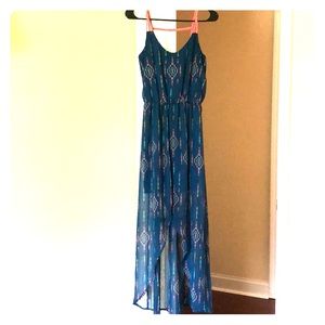 Tribal print maxi dress